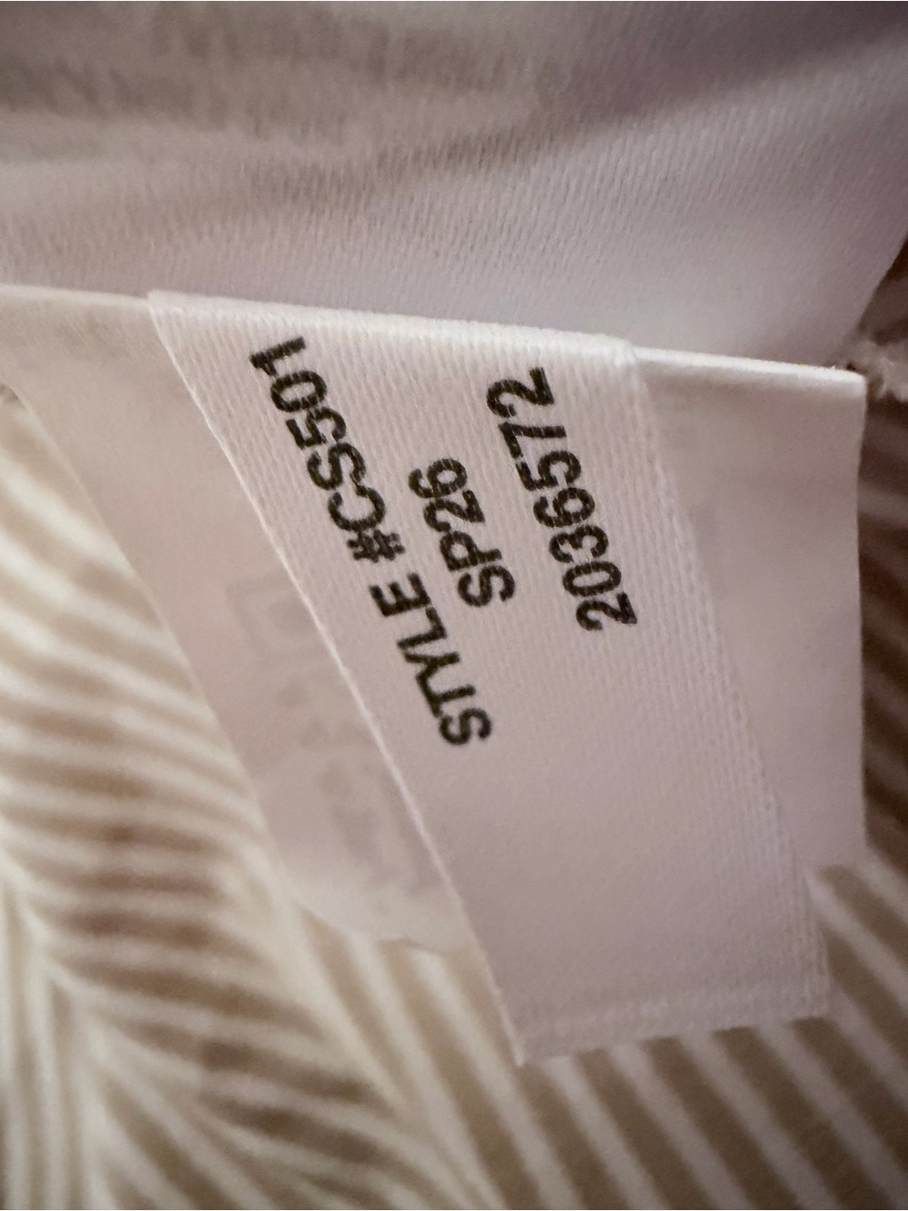 J.Crew Mixed Media Midi Dress Womens MP Tan White Striped Belted Tank NWT - Picture 6 of 8